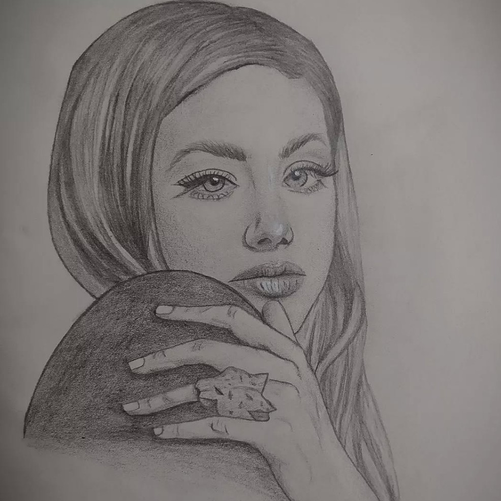 Retrato cara femenina