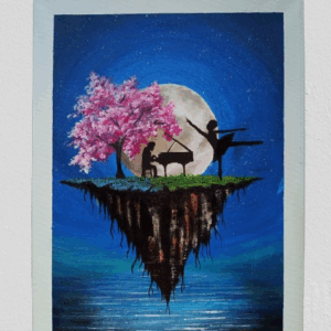 Danza en la Isla de los Sueños – Lienzo Acrílico 30x40 cm