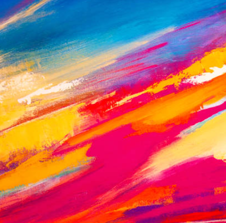 Pintura acrílica en capas